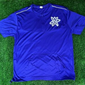 Albuquerque Isotopes SGA 1/4 Zip Quarter Zip Blue Athletic Shirt Adult XL